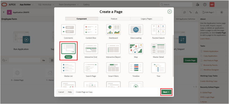 apex field notes: how do i create a table using sql... Creating a Form in Oracle APEX from a Database Table - APEXpert ...